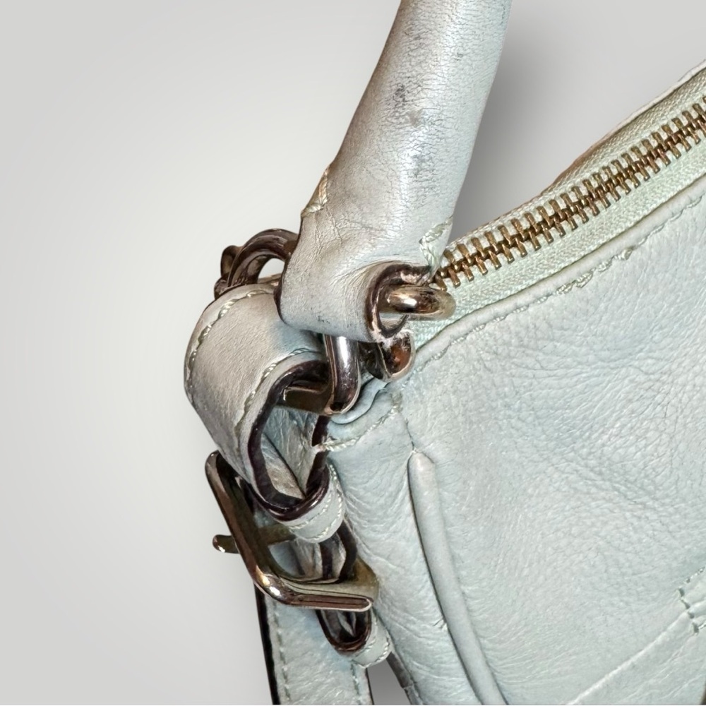Kate Spade Crossbody Cobble Hill Ella Bag Purse Sea Foam Pebble Leather - Picture 12 of 16